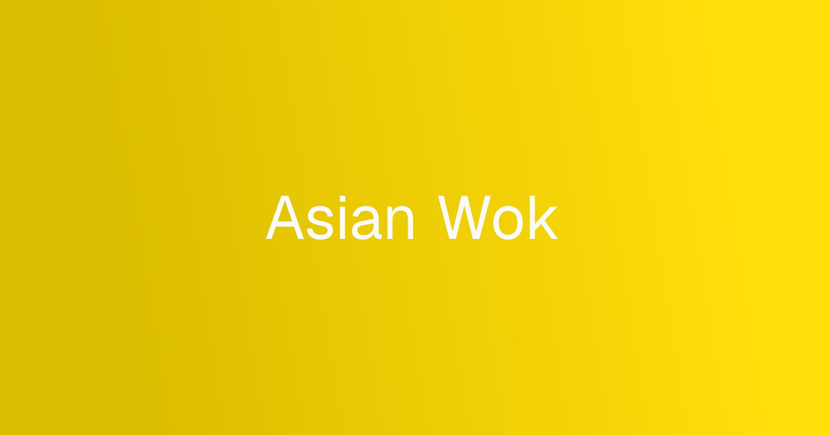 Asian Wok cover